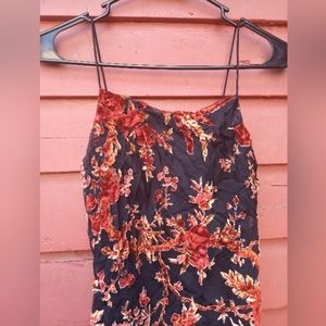 Velvet Burnout Slip Dress Polly Princess Y2K style 0 XS